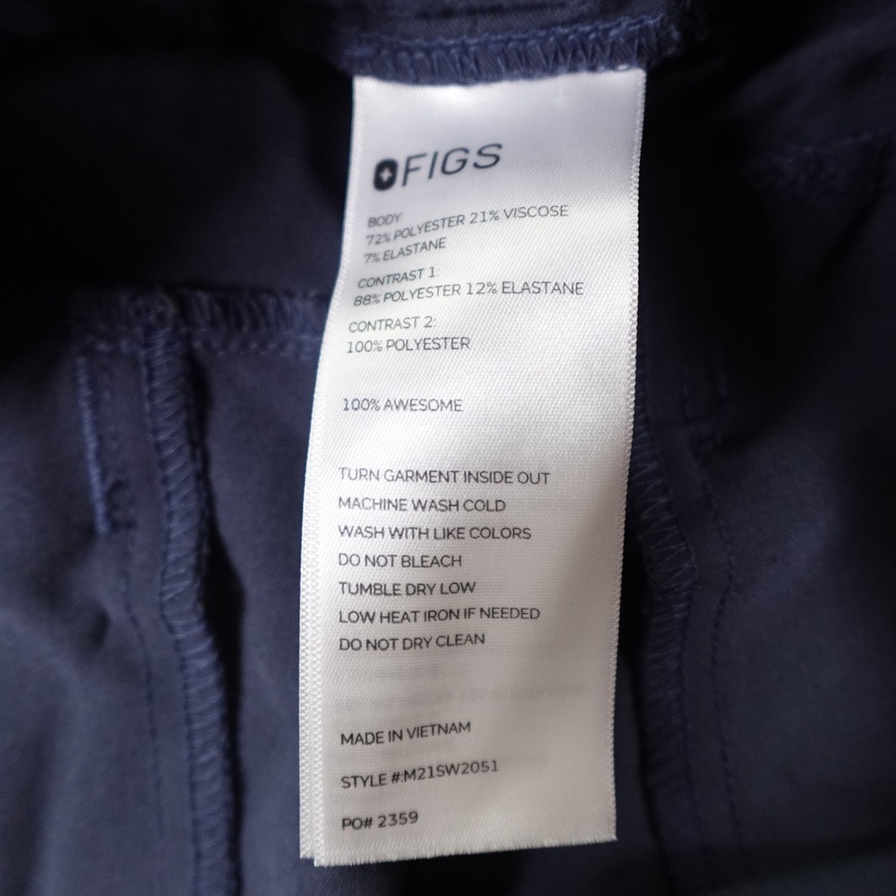 Figs Scrub Pants Mens Large Grey Tansen Jogger 5 Pocket Medical Nurse Doctor - Picture 3 of 10